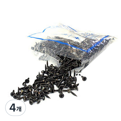 리버그린 석고피스 나팔 검정 6 x 19 mm 1000p, 4개