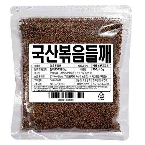 복이네먹거리 국산 볶음들깨, 300g, 1개