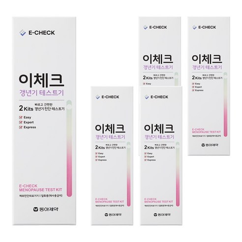 동아제약 이체크 갱년기 테스트기, 2개입, 5개
