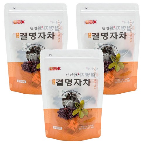 한잔애 볶음 결명자차, 2g, 3개, 20개입