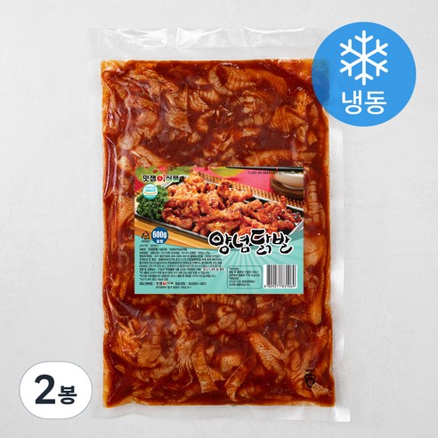 맛잽이식품 양념닭발 (냉동), 600g, 2봉