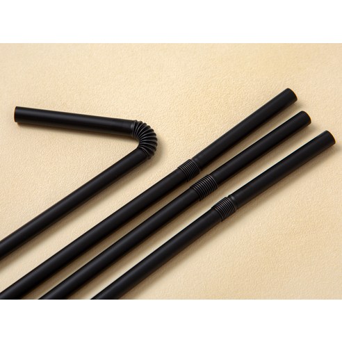 일상에 편리함을 더하는 코멧 베이직 자바라 빨대 블랙