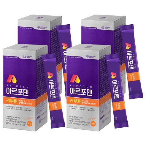 대상웰라이프 아르포텐아르지닌 리부트, 270ml, 4개