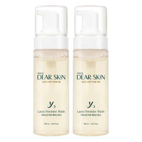 디어스킨 락토 페미닌 워시, 2개, 150ml
