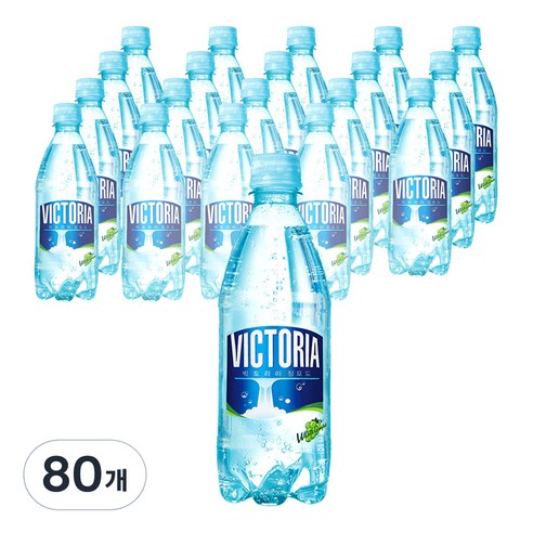 웅진 빅토리아 청포도 스파클링 음료, 500ml, 80개