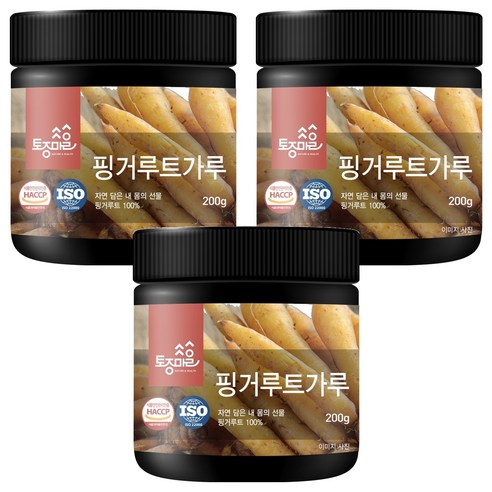 토종마을 핑거루트 건강 분말, 3개, 200g
