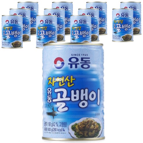 유동 자연산 골뱅이, 400g, 12개