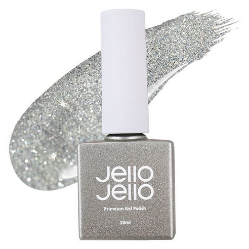 젤로젤로 프리미엄 젤 폴리쉬 10ml, JG-02 팝핑실버, 1개