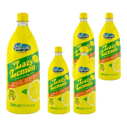 레이지레몬 쥬스, 1L, 5개