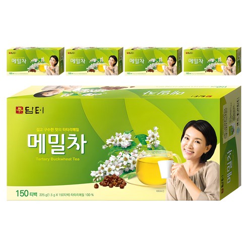 담터 메밀차 티백, 1.5g, 150개입, 5개