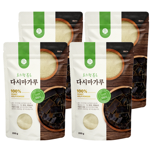강고집 로스팅 볶은 다시마가루, 200g, 4개