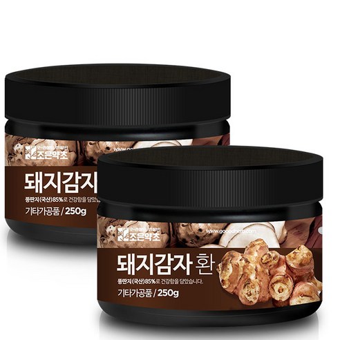 굿허브 프리미엄 돼지감자환, 2개, 250g