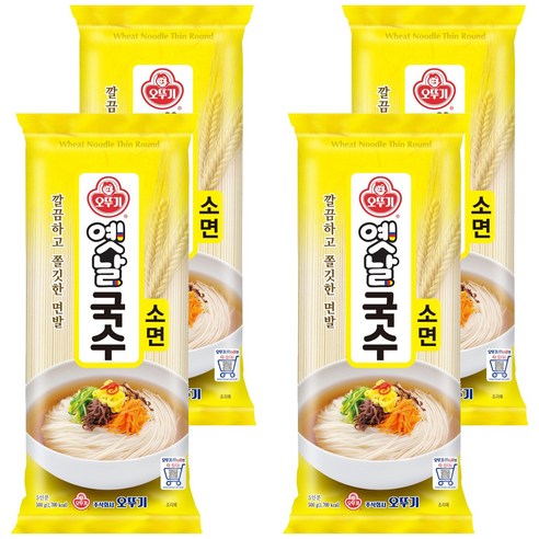 오뚜기옛날 국수 소면, 500g, 4개