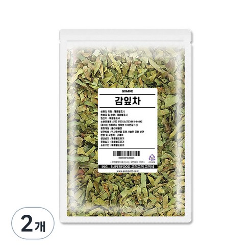 고미네 감잎차, 300g, 2개, 1개입