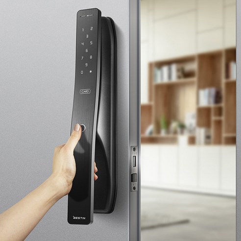 지문 하나로 시작하는 스마트한 안전, BESTIN 디지털 도어락 IDL-300FWN