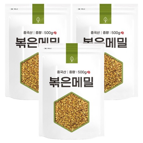 자연초 볶은메밀, 500g, 1개입, 3개