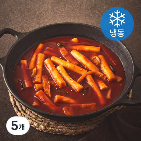 쿡솜씨 국물떡볶이 밀키트 (냉동), 320g, 5개