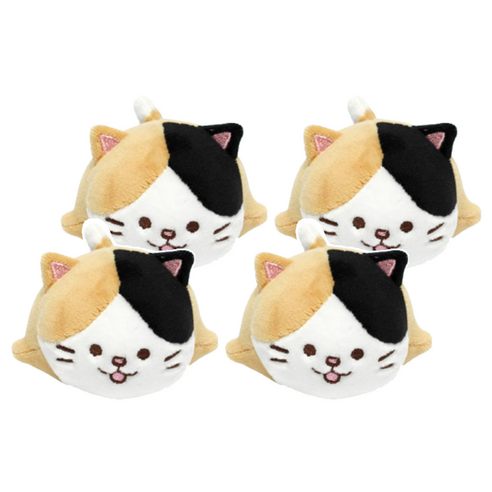모찌타운 까망 인형스트레스볼 스퀴시 손장난감, 4개