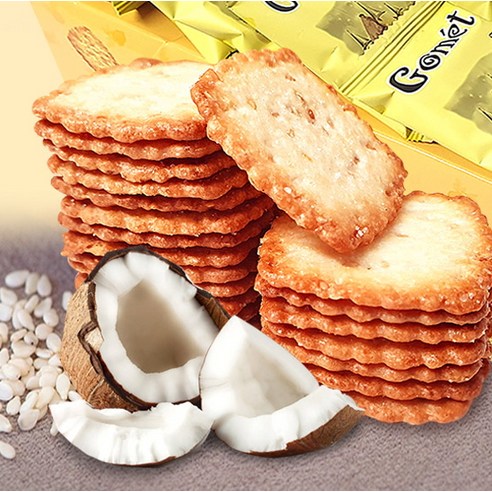 바삭함에 빠져드는 행복, 뉴트리365 고멧 참깨 코코넛 크래커