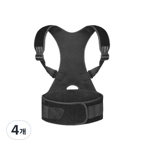 남녀공용 허리 어깨 밴드 M, 4개, M(85,75-80cm)