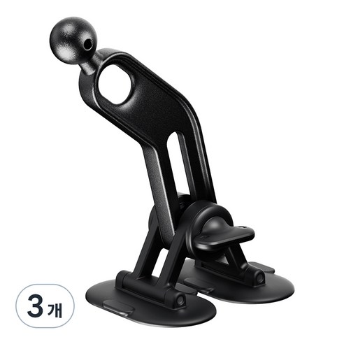 신지모루 차량용 파노라마 마운트 거치대, 3개, 블랙