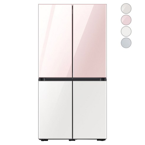 [색상선택형] 삼성전자 비스포크 키친핏 냉장고 방문설치, 핑크, RF60A91C3AP