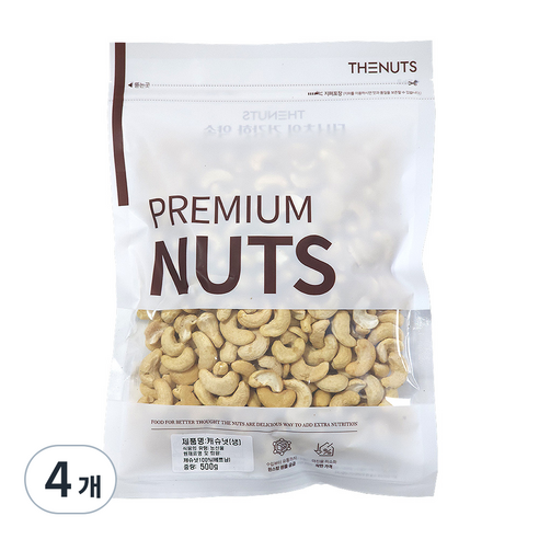 다다모마켓 생캐슈넛, 500g, 4개