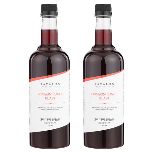 타바론 크림슨 펀치 블라스트, 750ml, 1개입, 2개, 750g