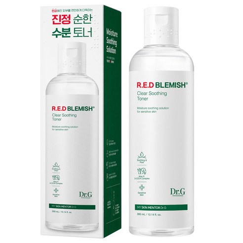   닥터지 레드 블레미쉬 클리어 수딩 토너, 300ml, 1개