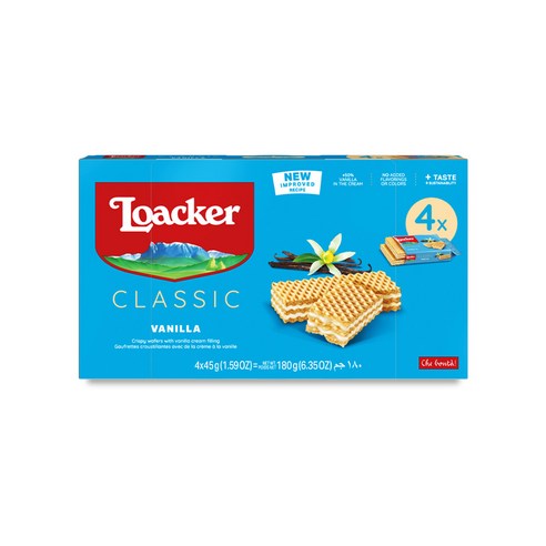 로아커 웨하스 바닐라, 45g, 8개