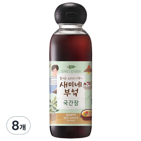 샘표 새미네부엌 국간장, 450ml, 8개