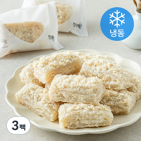 창억떡 포근하고 담백한 동부찰떡 (냉동), 500g, 3개