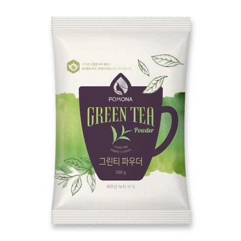 포모나 그린티 파우더, 500g, 1개입, 1개