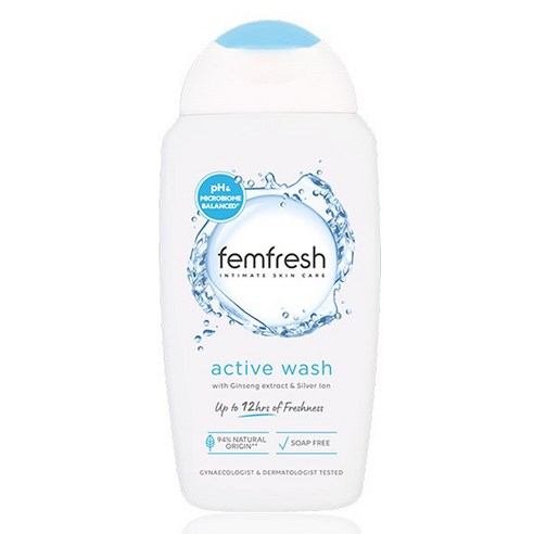 펨프레쉬 액티브 워시 여성청결제, 250ml, 1개