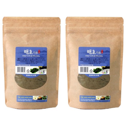뫼달해 해초가루, 110g, 2개