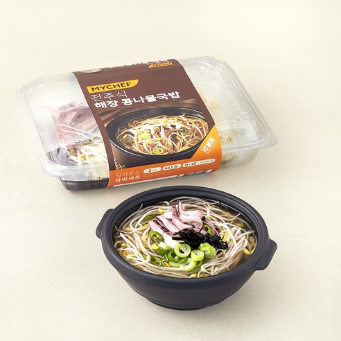 마이셰프 전주식 해장 콩나물 국밥 밀키트 2인분, 441.8g, 1개