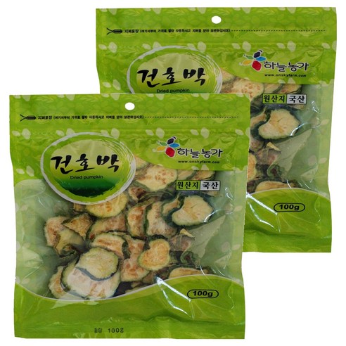 나물이야기 국산 애호박말랭이, 100g, 2개