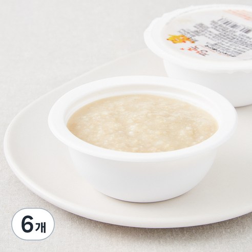 짱죽 초기 7개월 부터 묽은죽 이유식, 혼합맛(한우 / 옥수수), 160g, 6개