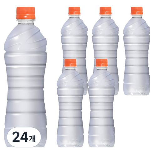 게토레이 제로 무라벨, 600ml, 24개