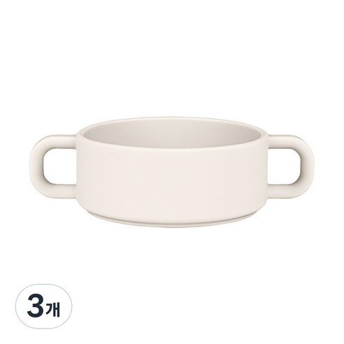 마더케이 실리콘 양손 이유볼, 아이보리, 3개