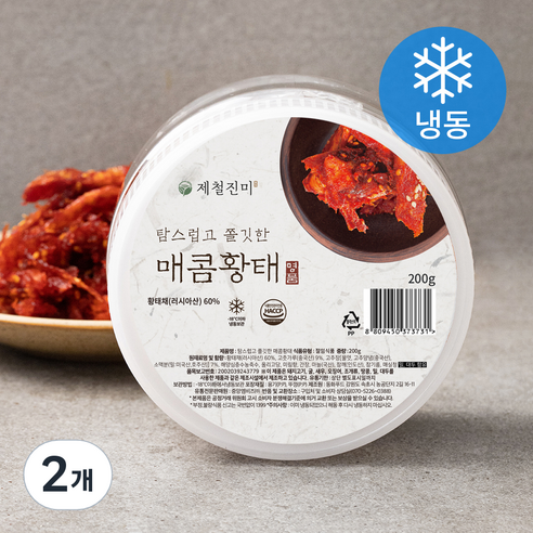 제철진미 탐스럽고 쫄깃한 매콤황태 (냉동), 2개, 200g
