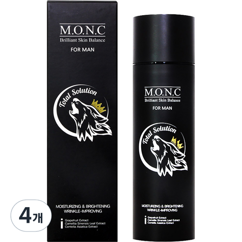 엠오앤씨 포맨 토탈솔루션 올인원, 130ml, 4개
