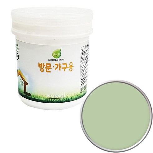 순앤수 방문 가구용 페인트, 1개, 모던그린NR4120, 1L