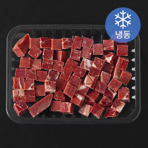 호주산 우목심 사각큐브 (냉동), 1개, 500g