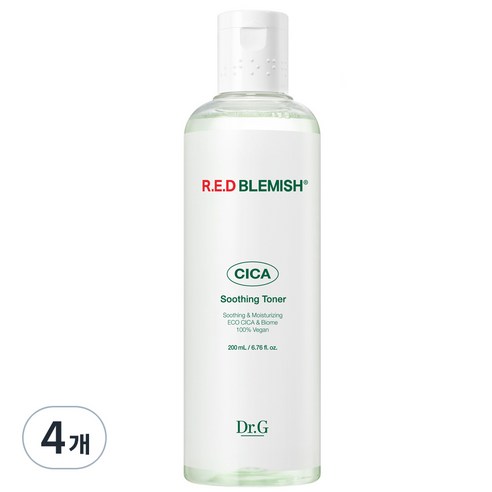 닥터지 레드 블레미쉬 시카 수딩 토너, 200ml, 1개