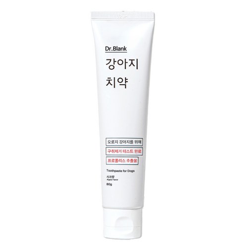 닥터블랭크 강아지 바르는 치약 사과향, 80g, 1개