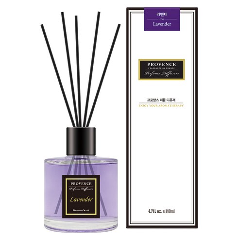 더허브샵 프로방스 퍼퓸 디퓨저, 라벤더, 140ml, 1개