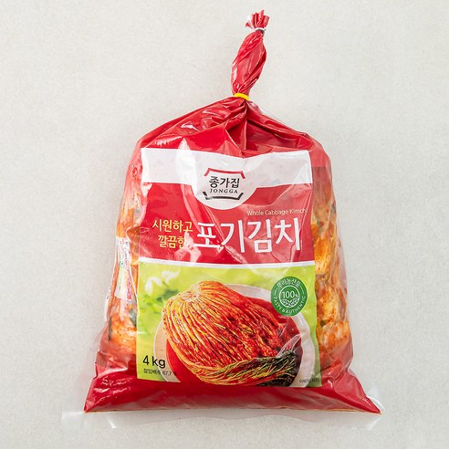 종가집 포기김치, 4kg, 1개