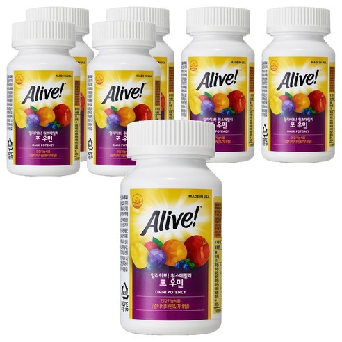 얼라이브 원스데일리 포우먼 멀티비타민, 30정, 7개