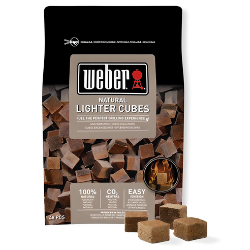 weber 네추럴 라이터 큐브 48p, 12.5g, 1개